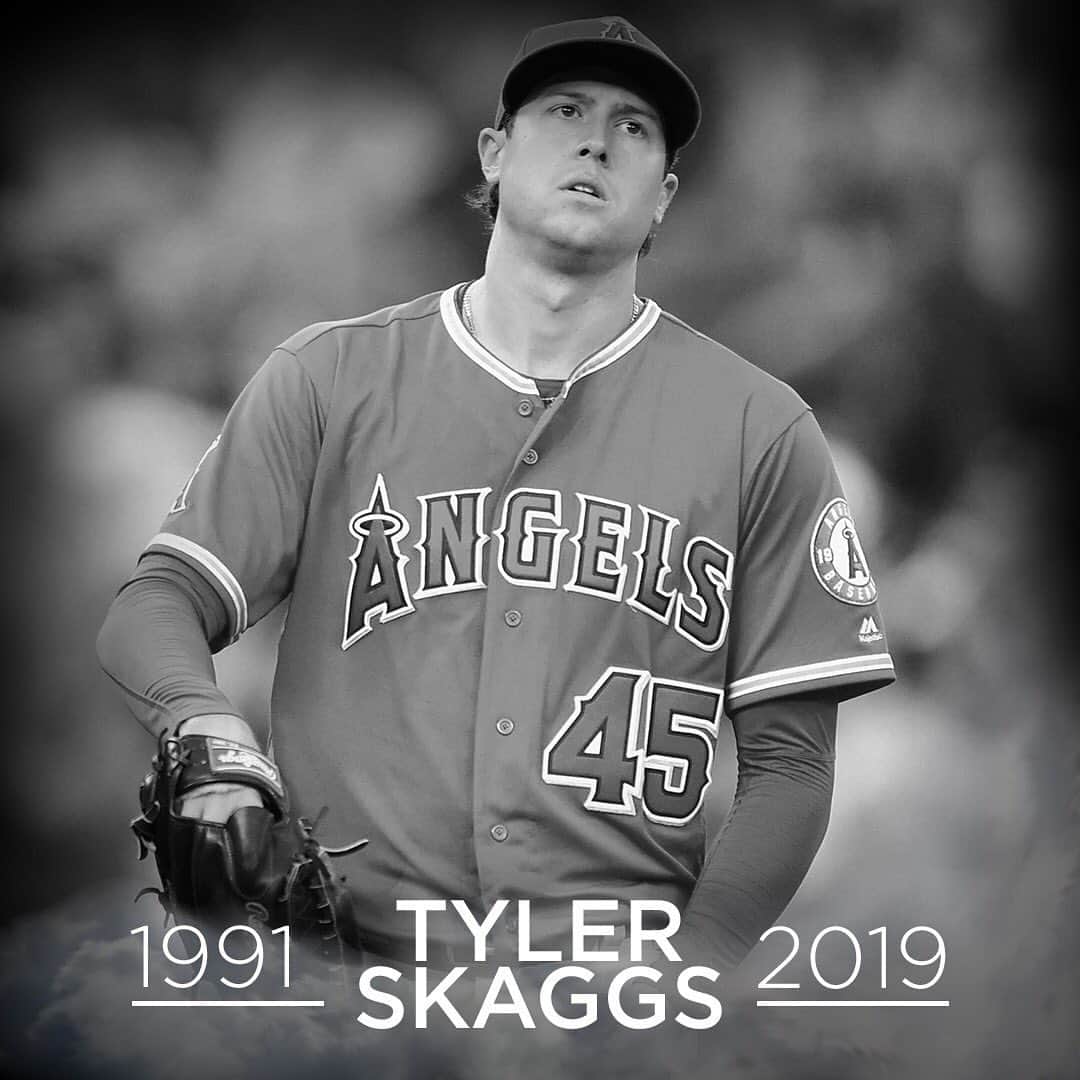 MLBさんのインスタグラム写真 - (MLBInstagram)「We are deeply saddened by the tragic news that Tyler Skaggs, 27, has passed away.」7月2日 6時33分 - mlb