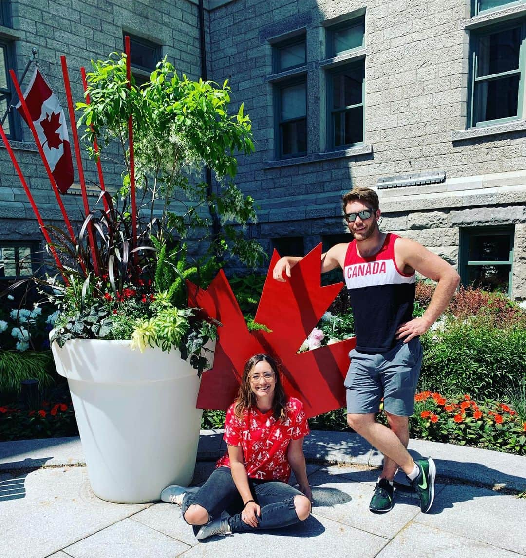 ケイトリン・オズモンドさんのインスタグラム写真 - (ケイトリン・オズモンドInstagram)「Happy Canada Day! #countryproud #representing #redandwhite #strongandfree @trenntmichaud」7月2日 6時50分 - kaetkiss