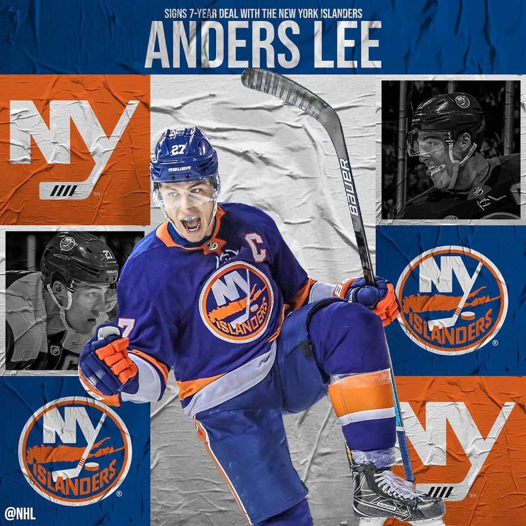 NHLさんのインスタグラム写真 - (NHLInstagram)「Oh captain, my captain! Anders Lee re-signs with the @ny_islanders. #NHLFreeAgency」7月2日 6時56分 - nhl