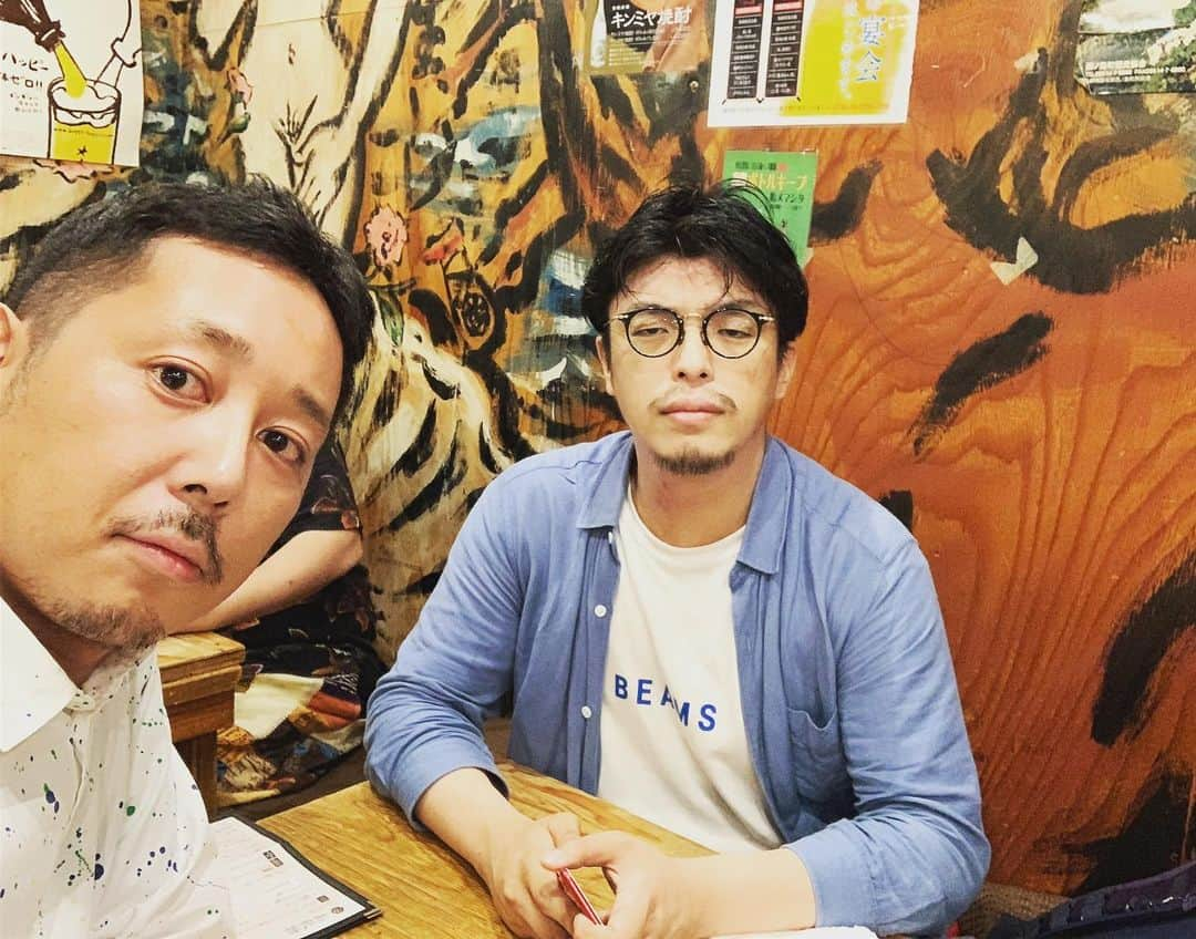 入江悠さんのインスタグラム写真 - (入江悠Instagram)「『ファイナルファンタジーIV 光のお父さん』脚本の吹原幸太さんと色々語りました（『ギャングース』『AI崩壊』にも出演してくれてます）。 とりあえず本作の山本舞香は凄いという結論！」7月1日 22時41分 - u_irie