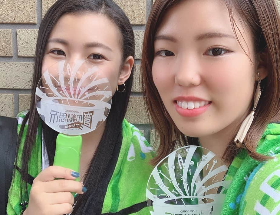 今井胡桃さんのインスタグラム写真 - (今井胡桃Instagram)「GReeeeN🌱🍏💚 楽しかったです！ありがとうございました✌🏻 夢が1つ叶いました💫 #greeeen」7月1日 22時40分 - kurumi924