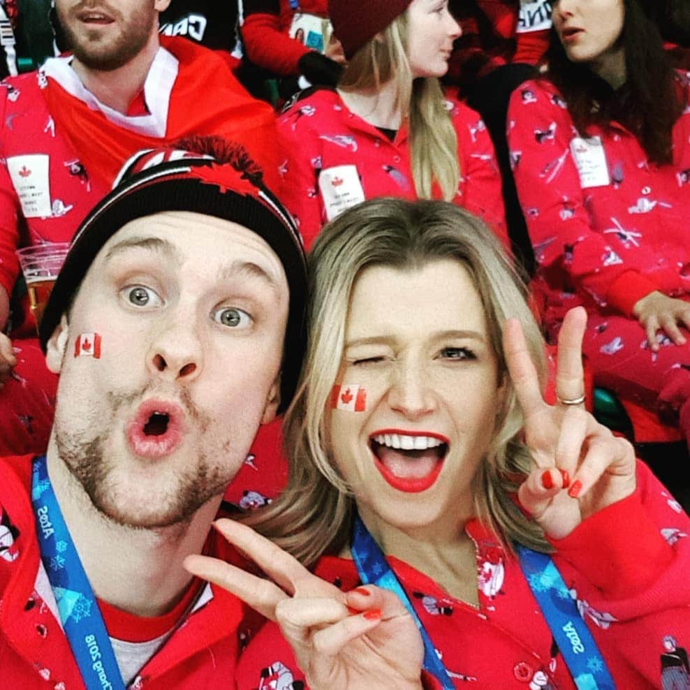 マイケル・マリナロのインスタグラム：「Happy Birthday to two of my favourite things, @kirsten_mt and CANADA 🇨🇦」