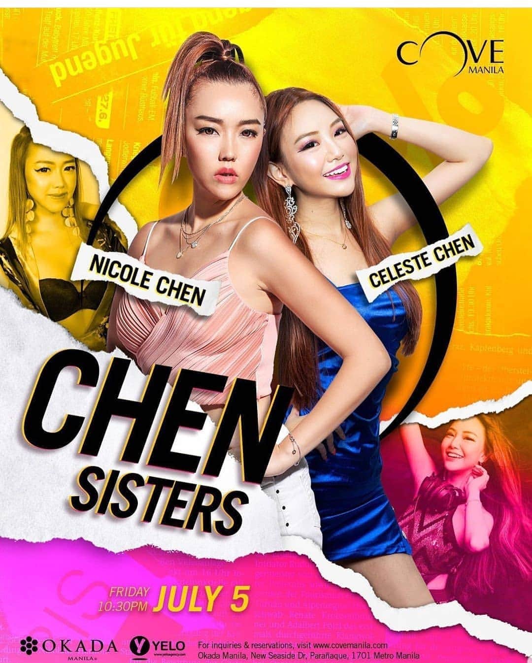 Nicole Chenのインスタグラム：「This Friday see you at @covemanila with my sister @celestechen will dj #dj #nicolechen #celestechen #manila」