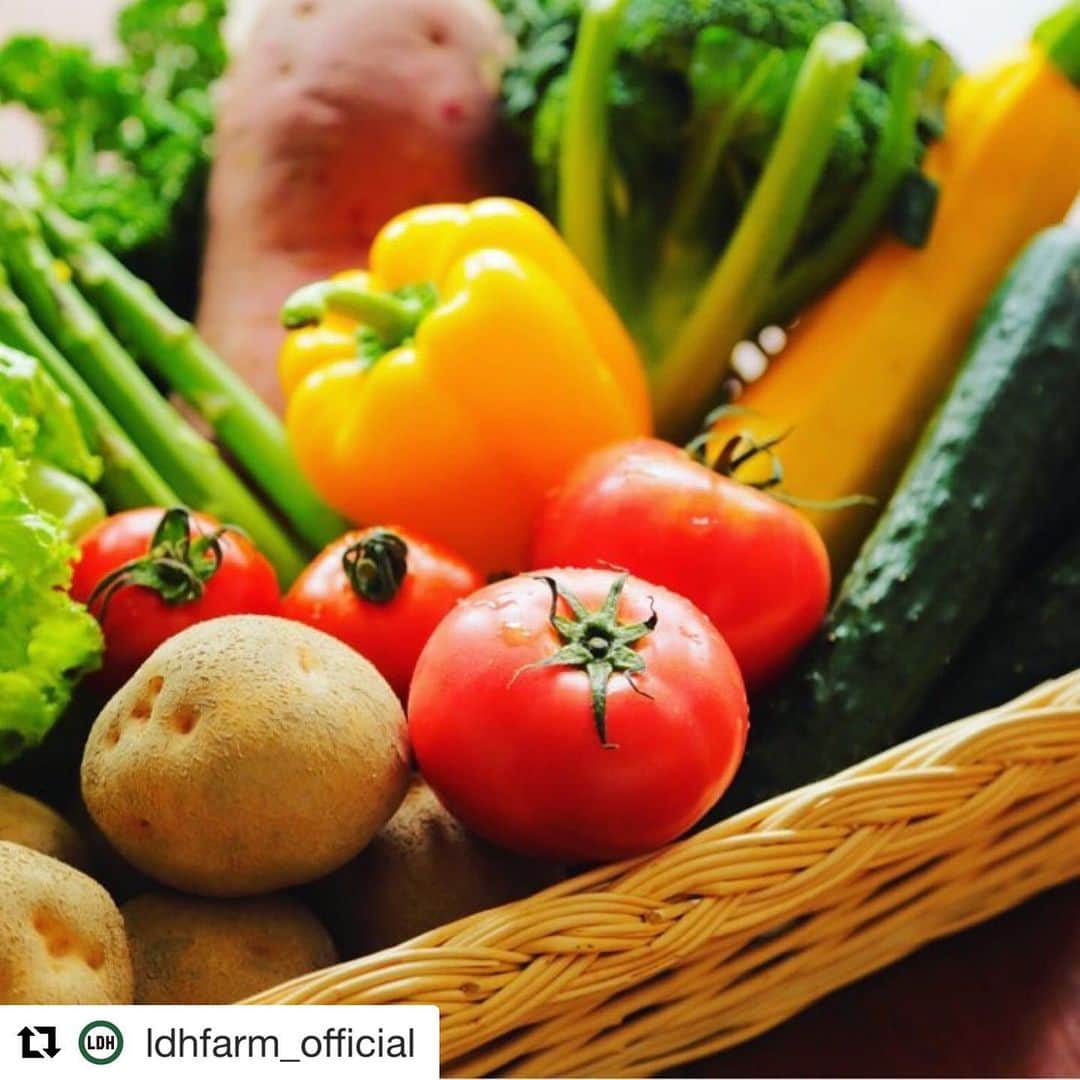 のインスタグラム：「@ldhfarm_official 🚛〜LDH farm〜🚛💨 ・ LDH farmでは新鮮な食材を『居酒屋えぐざいる 10th ANNIVERSARY』にお届けしてます。 ・  過去最多数のメンバープロデュースメニューをお楽しみに😋🍴 ・ 最高の夏の思い出を『居酒屋えぐざいる』で作ってくださいね💫 ・ 🚛🌈 _________________ #居酒屋えぐざいる #居酒屋えぐざいる10thANNIVERSARY #LDHkitchen #LDHfarm @izakaya_exile」