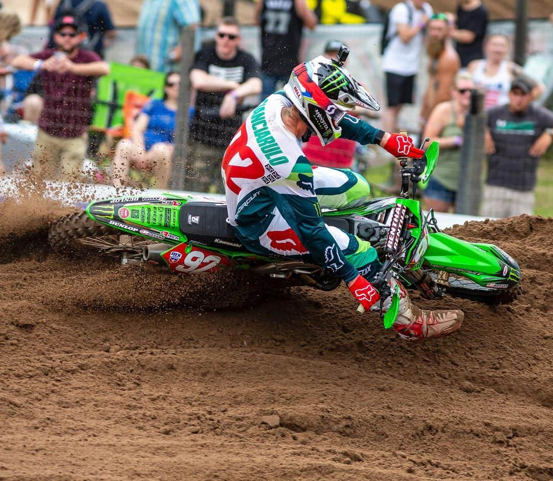 モンスターエナジーさんのインスタグラム写真 - (モンスターエナジーInstagram)「Another weekend, another sweep! 🧹 @adamcianciarulo wins his 5th 250 Moto out of 6 #ProMotocross races this season, followed by @dylanferrandis and @justincooper_32 on the podium. @elitomac rounds out 450 Moto in 3rd at #Southwick. #MonsterEnergy #Moto #Motocross」7月2日 1時01分 - monsterenergy