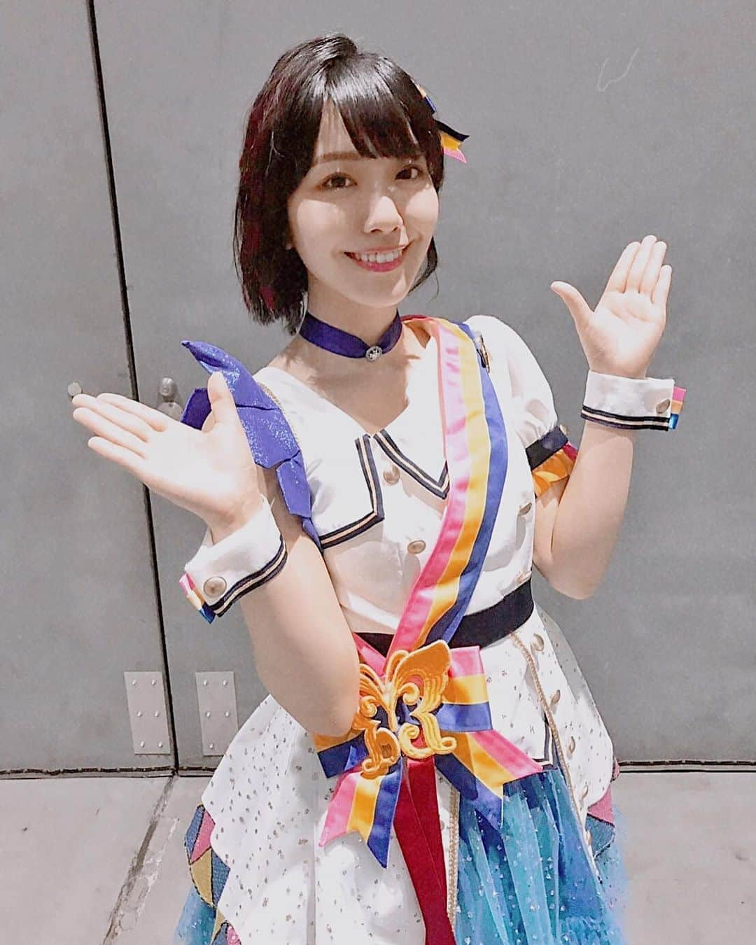 愛美さんのインスタグラム写真 - (愛美Instagram)「. #imas_ml_6th 福岡ご来場ありがとうございました！ . . 衣装はD/Zealのブラッディ・ビート、ヌーベル・トリコロールでした！✨ . . D/Zealとして、ジュリアとして、ミリオンスターズとして、最高の仲間の存在を強く噛み締めた2日間になりました！ . . SSAにてスペシャルな追加公演も決定したので、さらに磨きをかけた姿でお会いできたらと思います！ . . ありがとうございました！✨ .」7月2日 1時20分 - aimin_official