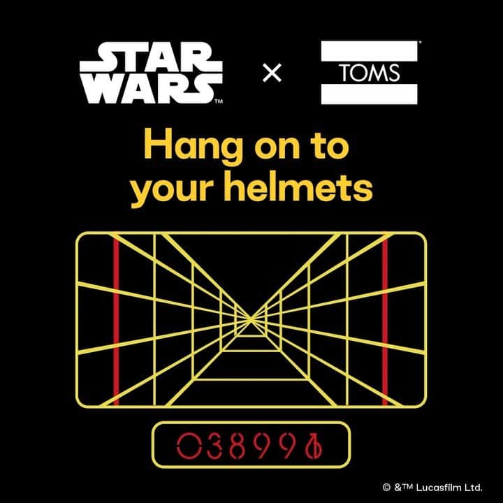 トムズシューズのインスタグラム：「STAR WARS x TOMS is in range. The limited collection drops tomorrow. #StarWarsxTOMS #StarWars」