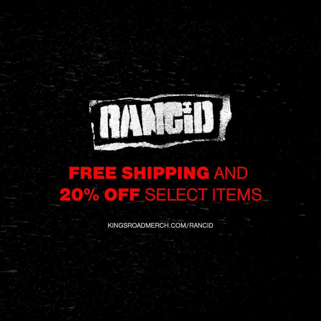 Rancidさんのインスタグラム写真 - (RancidInstagram)「Rancid store free shipping and sale from July 1 through July 7! 👊 link in bio」7月2日 2時01分 - rancid