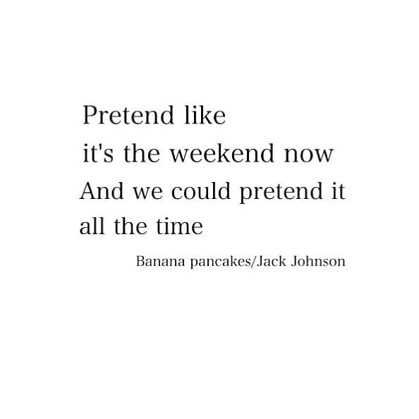 安倍実香のインスタグラム：「#bananapancakes #jackjohnson #music #lyrics #mood」