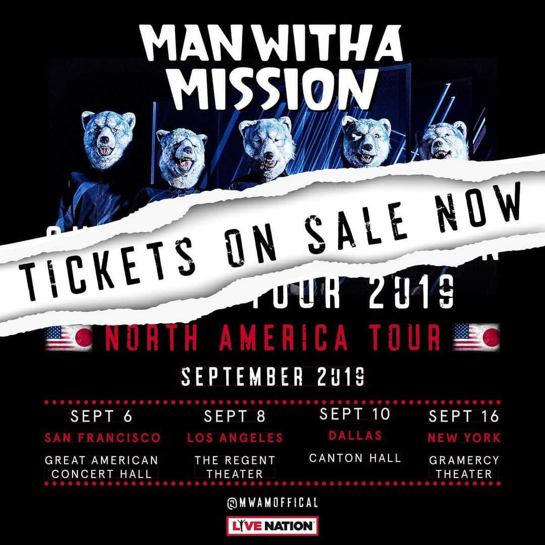 Man With A Missionのインスタグラム