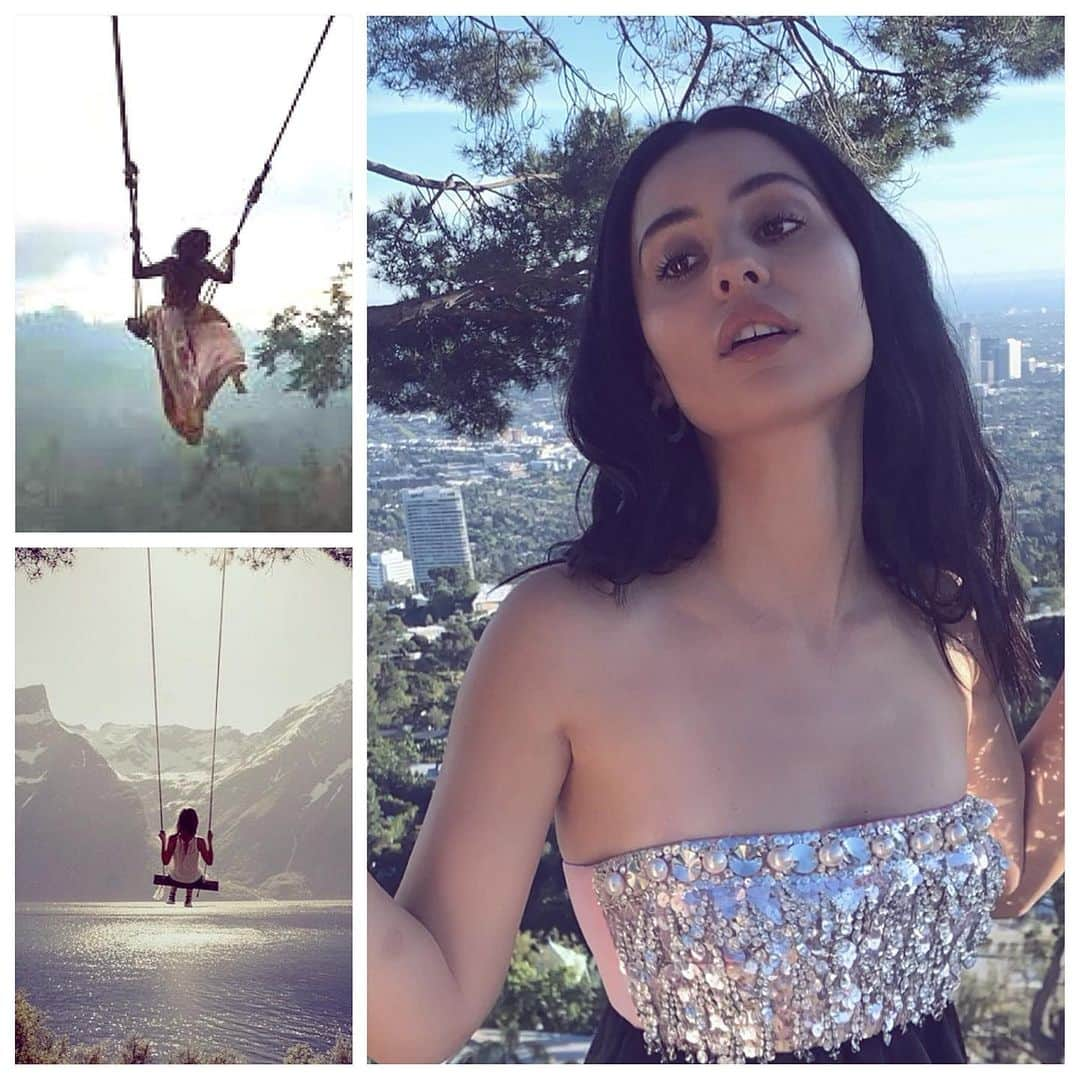 JO BAKERさんのインスタグラム写真 - (JO BAKERInstagram)「M A U D E • A P A T O W 🇺🇸 A L E X A • D E M I E🇺🇸 Mountain high swings... over looking LA skyline ..was the exact scene for this sweet editorial... #maudeapatow #alexademie for @portermagazine  Hair @hairbyjohnd  Makeup by me #jobakermakeupartist  using @weleda_usa  Clean ....healthy..... glowing ...radiant ...skin was the look!! #weledapartner」7月2日 5時03分 - missjobaker