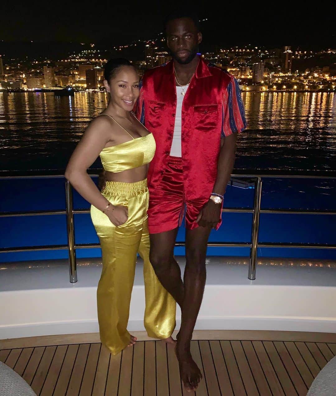 ドレイモンド・グリーンのインスタグラム：「Big Boy Vacation with My Love ❤️」
