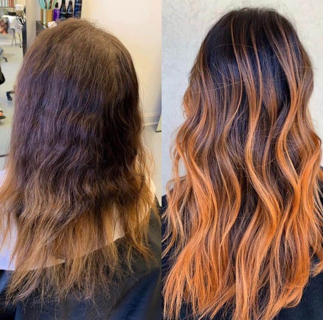 CosmoProf Beautyさんのインスタグラム写真 - (CosmoProf BeautyInstagram)「@alydavishair created Glow Up GOALS with this transformation 🔥😍 ✨ PROCESS: Painted panels overlayed with a @paulmitchelpro colormelt FORMULA: 3N #TheDemi 👉🏻 7RO Shines XG  The first Monday of each month is #PaulMitchell Monday! Visit your local #cosmoprofbeauty for today's 1 Day Sale - Buy one, Get One free on The Demi shades 🙌 . . #repost #licensedtocreate #dimensionalhaircolor #copperhair #balayagedhair #balayageartist #beforeandafterhair」7月2日 5時12分 - cosmoprofbeauty
