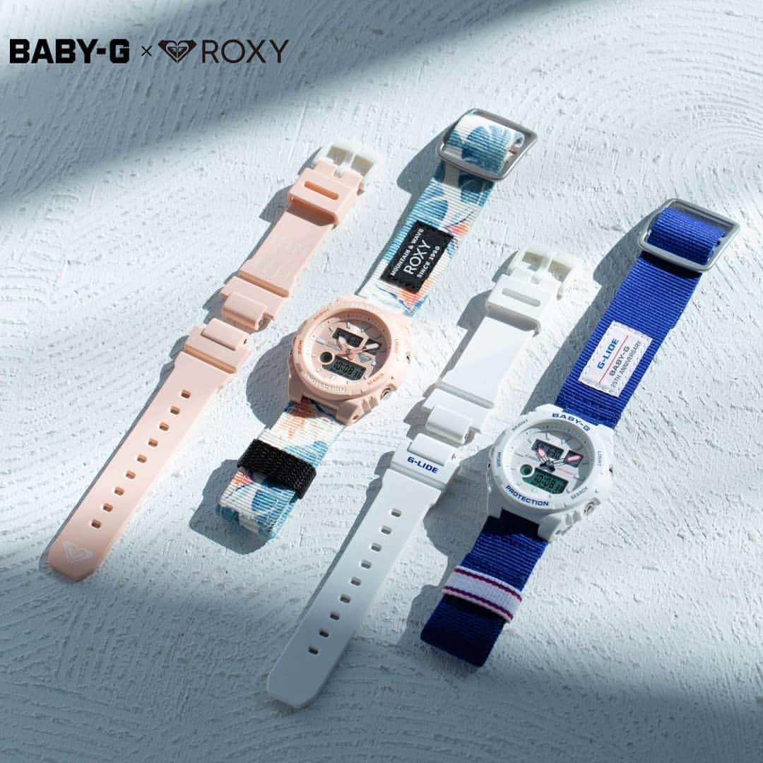 CASIO BABY-G Japan Officialさんのインスタグラム写真 - (CASIO BABY-G Japan OfficialInstagram)「その日の気分やコーデに合わせて楽しめる、付け替えバンドがついたウオッチ♡スライドレバー式採用なので、付け替え操作も簡単♪ . Model: BAX-100RX-4AJR(left) ¥18,000＋tax BAX-125-2AJR(right) ¥15,000＋tax . #BABY_G #babyg_jp #GSHOCK #G_SHOCK #watch #腕時計 #CASIO #fashionista #instafashionista  #ファッションコーデ #腕時計好き #おしゃれ女子 #サマーガール #夏コーデ #90s  #roxyjapan #roxy  #GLIDE #BAX #BAX100 #BAX125 #25周年 #anniversary #ハミングバーズ」7月2日 16時24分 - babyg_jp