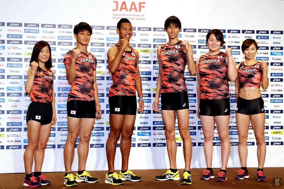 戸邉直人のインスタグラム：「🇯🇵Representation from Japan🇯🇵 @jaaf_official  #highjump #athletics #trackandfield #worldchampionships #走高跳 #陸上競技 #puma #pumafam #jal #日本航空」