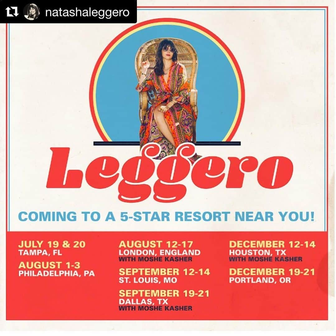 ハイメ・カミールさんのインスタグラム写真 - (ハイメ・カミールInstagram)「YES!!! Go see @natashaleggero 🎉🕺🏽 —— Repost @natashaleggero: Come see me live! Pet my dying dog! Tickets available on my website (link in bio)」7月2日 8時32分 - jaimecamil