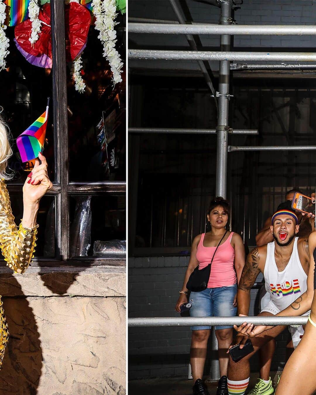 GQさんのインスタグラム写真 - (GQInstagram)「In celebration of #Pride and the New York City parade, week took to the streets of Manhattan on Sunday afternoon to capture some of the magic on display there, including scenes from outside Stonewall itself, inside the West Village's historic Julius', and much more. 🌈✨(📸 @kristaschlueter) #worldpride」7月2日 8時42分 - gq