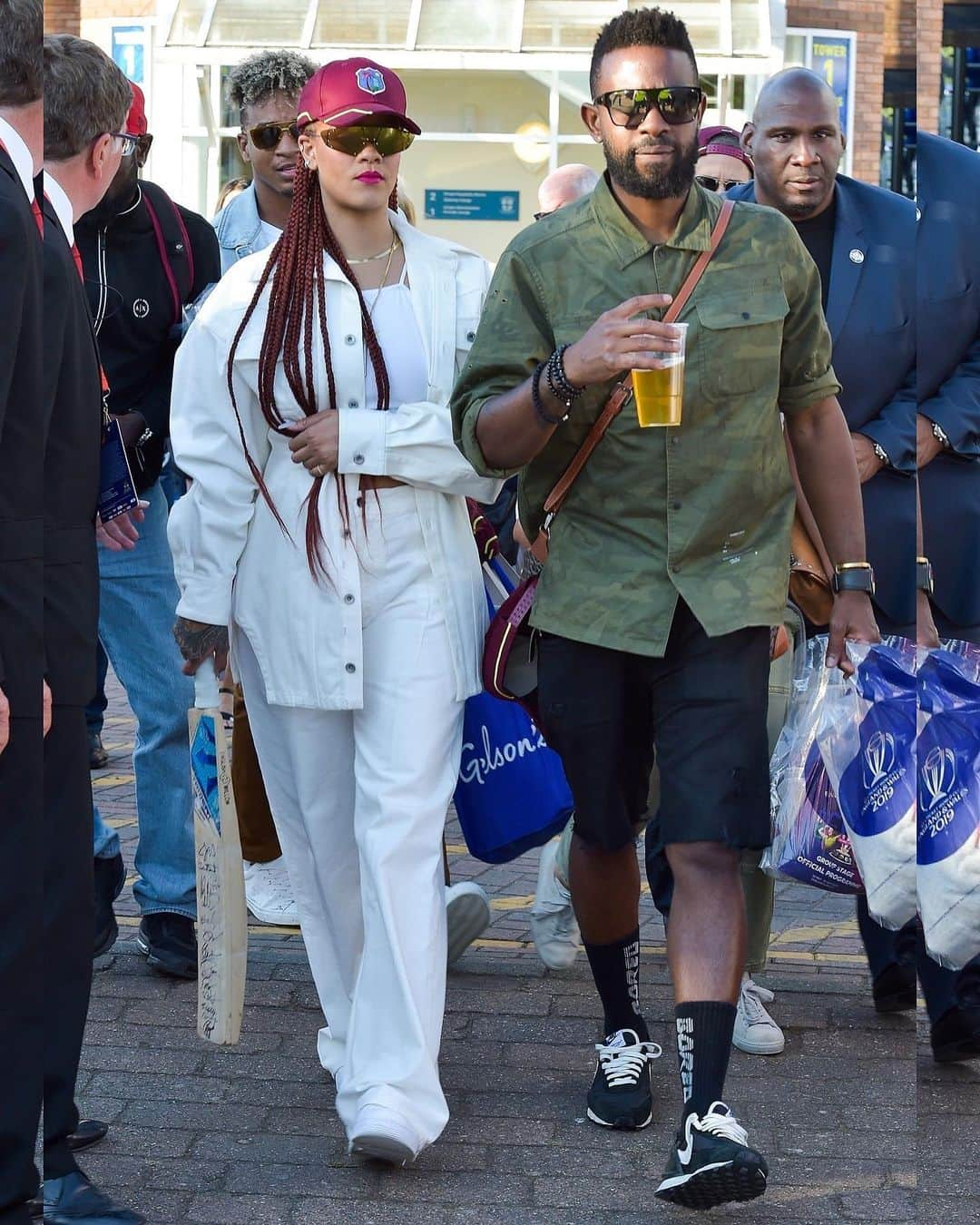 Just Jaredさんのインスタグラム写真 - (Just JaredInstagram)「@badgalriri shows her support for team West Indies at the Cricket World Cup! #Rihanna Photo: Backgrid」7月2日 9時03分 - justjared