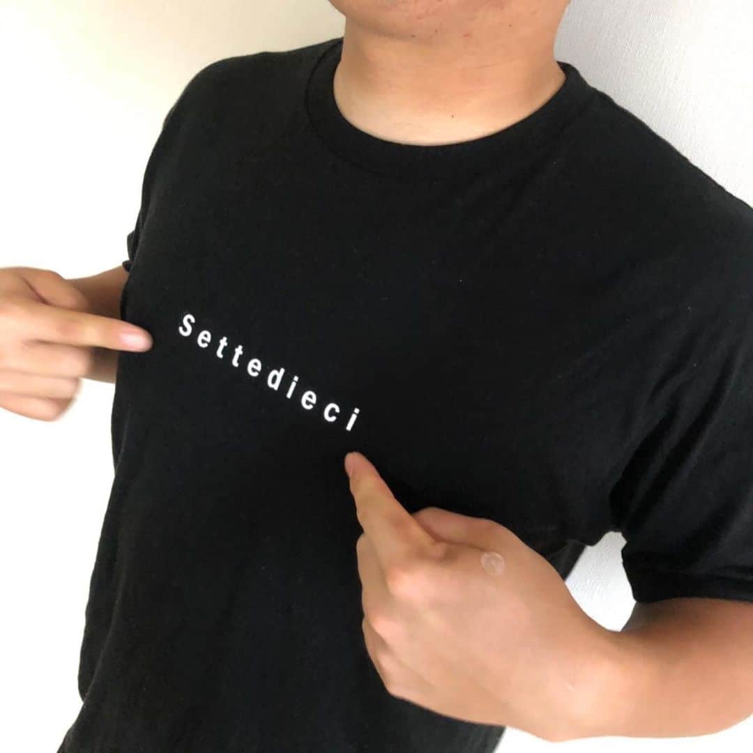 高橋大樹さんのインスタグラム写真 - (高橋大樹Instagram)「Tシャツゲット♪  シンプルでとてもいい♪  #settedieci#セッテディエーチ  #西田直斗#Tシャツ#大阪  ありがとうございます😊」7月2日 9時41分 - honkonahaha