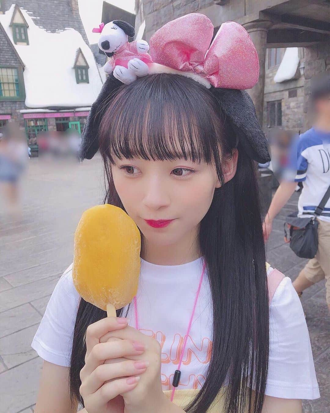 音嶋莉沙さんのインスタグラム写真 - (音嶋莉沙Instagram)「このアイスめっちゃ美味しかった🍨﻿ マンゴー🥭キンキンに冷えてた💛﻿ ﻿ ﻿ ﻿ ﻿ ﻿ #usj #ユニバ #ユニバーサルスタジオジャパン﻿」7月2日 9時49分 - otoshima_risa