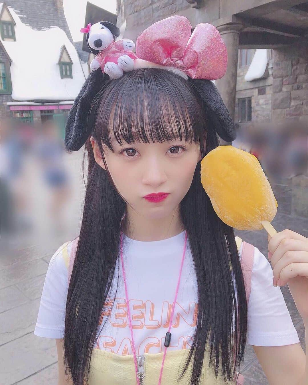 音嶋莉沙さんのインスタグラム写真 - (音嶋莉沙Instagram)「このアイスめっちゃ美味しかった🍨﻿ マンゴー🥭キンキンに冷えてた💛﻿ ﻿ ﻿ ﻿ ﻿ ﻿ #usj #ユニバ #ユニバーサルスタジオジャパン﻿」7月2日 9時49分 - otoshima_risa