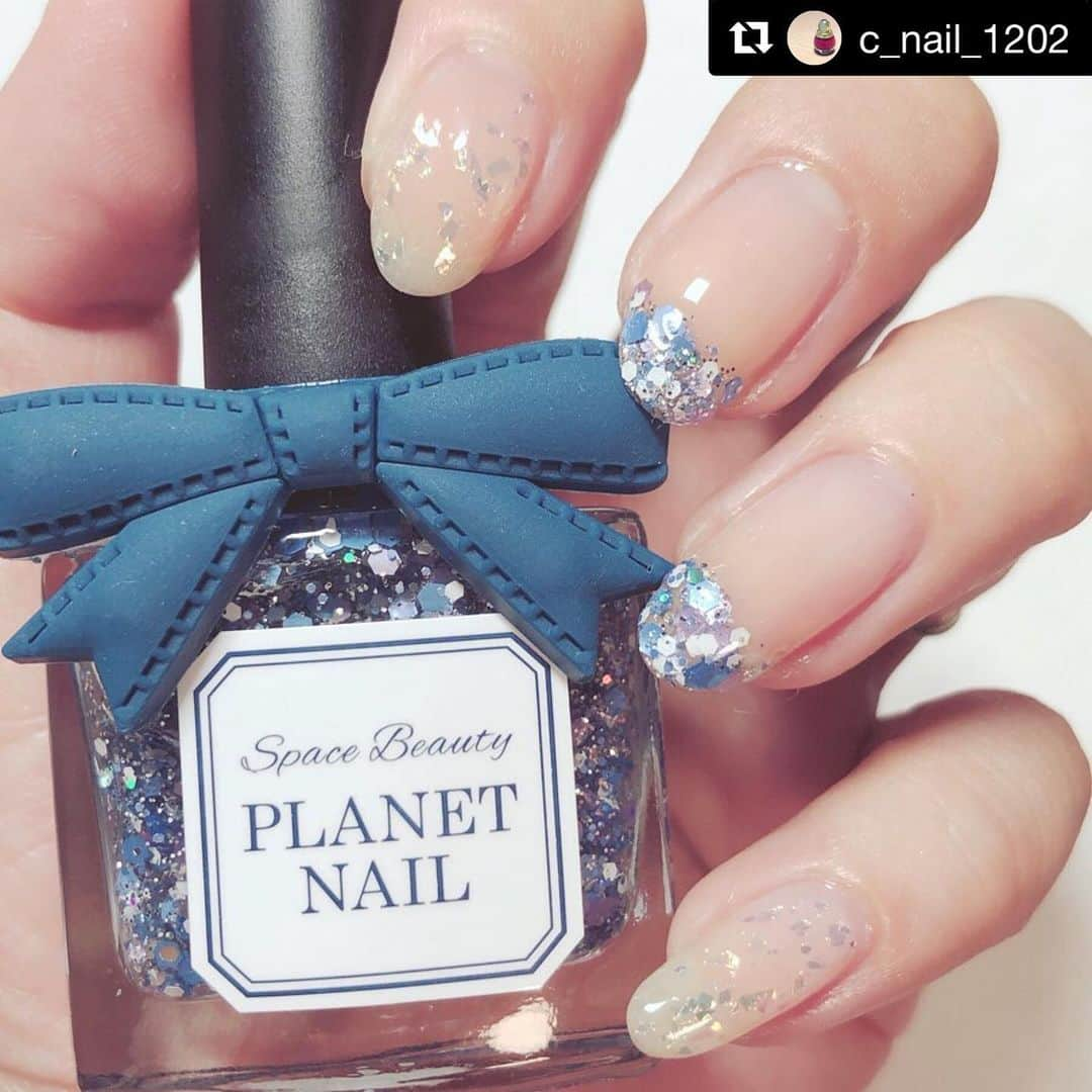 【PLANET NAIL（プラネット ネイル）】公式さんのインスタグラム写真 - (【PLANET NAIL（プラネット ネイル）】公式Instagram)「@c_nail_1202 さん PLB19 屋根裏の宇宙人 を使用したネイルアレンジのご紹介ありがとうございます💅 ・ #Repost @c_nail_1202 with @get_repost ・・・ ‎✎٭ . . ✔️PLANET NAIL 屋根裏の宇宙人 ✔️ちふれ014 . . #ネイル  #セルフネイル #ポリッシュ #マニキュア #ショートネイル #ただの趣味 #セルフネイルの記録 #シンプルネイル #オフィスネイル #セルフマニキュア #自爪ネイル #ポリッシュネイル #PLANETNAIL #プラネットネイル #屋根裏の宇宙人 #planet_jp #ちふれ #ちふれネイル #ちふれネイルエナメル #ちふれネイルエナメル014 #コゼットジョリトップコート」7月2日 10時23分 - planet.jp