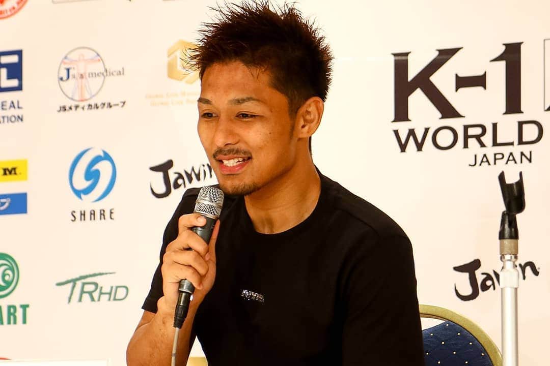 のインスタグラム：「昨日は一夜明け記者会見  #記者会見 #一夜明け会見 #interview #インタビュー #k1_wgp #k1 #飯田橋 #ホテルメトロポリタン #diviner」