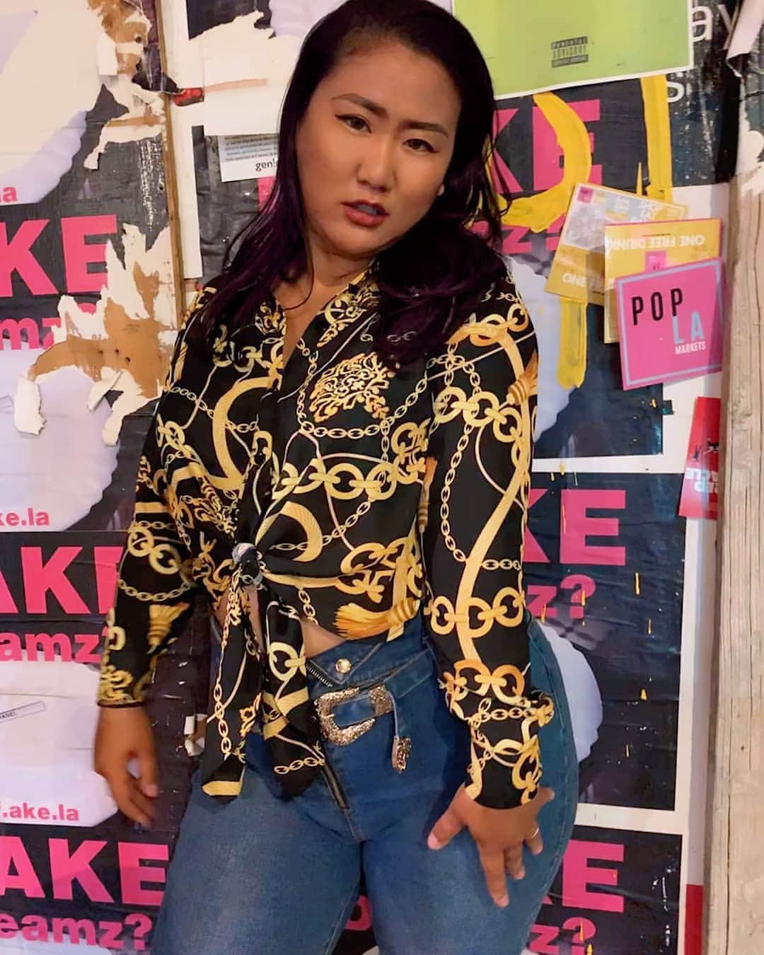 藤井美穂のインスタグラム：「How to be sexy: open your mouth slightly. 👕@femmeluxeusa #LuxegalUSA」