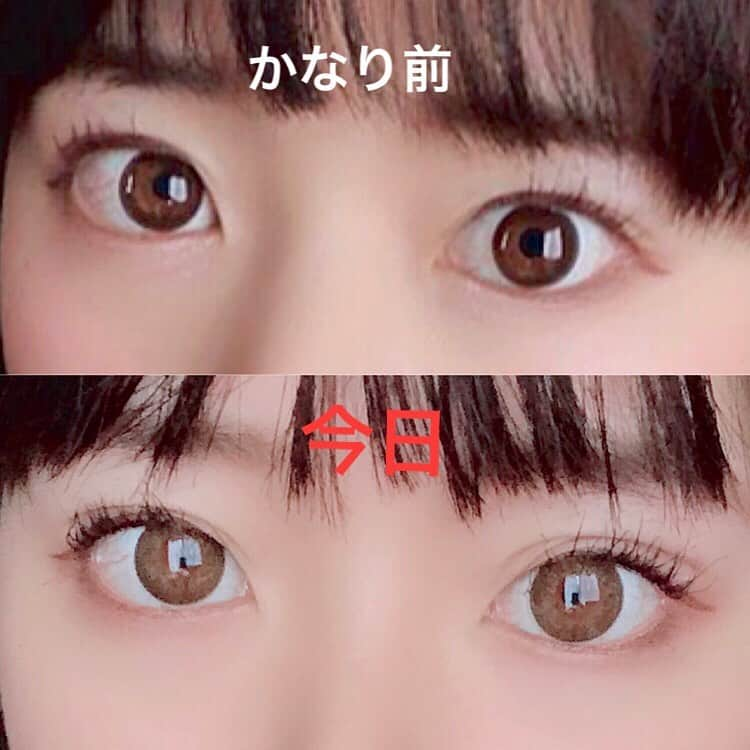 川子芹菜さんのインスタグラム写真 - (川子芹菜Instagram)「. . 〜私のまつ毛事情〜 . . まつ毛の量が壊滅的すぎてずっと悩んでた私👀 特にしたまつ毛が数える程しかない😱 . 悩んでたらゆうみちゃんがまつ毛美容液教えてくれて、 とりあえず今日で約3ヶ月毎日使ってみたら…… . 劇的に増えて伸びてやばい事になってる！！！笑笑 . . 2枚目は何もしてないまつ毛の成長記録📸 . 3枚目は同じマスカラを使ってのセルフィー📸 . . いや、こんなに変わるんだってめちゃくちゃ感激してる✨ . 使い始めて１週間くらいで徐々に増えてきて、1ヵ月後には死にかけたまつ毛が完全に生き返ってた！😂🌟 . . ちなみに、 #ラッシュアディクト と前に発信したSBCの #ロングラッシュリッチ 美容液2本同時につかってたんだけど、まつパの持ちもすごく良くなるし、まつ毛綺麗に伸びるし最高だね👍🏼💓💓 . 根元にはラッシュアディクト 毛先にはSBCのやつで使い分けてる👁👁 . ちょっと高かったけど買ってよかった😭✨ ずっと使い続ける💪( ˙꒳​˙💪 ) . 教えてくれたゆうみちゃんに感謝(；＿；)💖 そしてまた伸びてきたら更新します🎶 . . . #まつ毛美容液 #まつ育」7月2日 13時20分 - kawakoserina