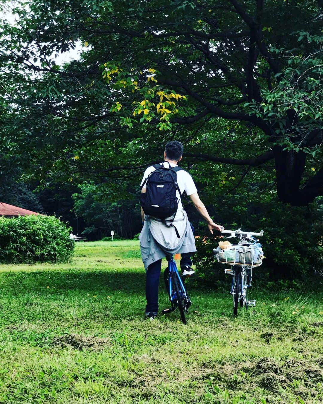 ポテチンさんのインスタグラム写真 - (ポテチンInstagram)「父さんも自転車買いましたぢょ」7月17日 9時11分 - pom.potechin