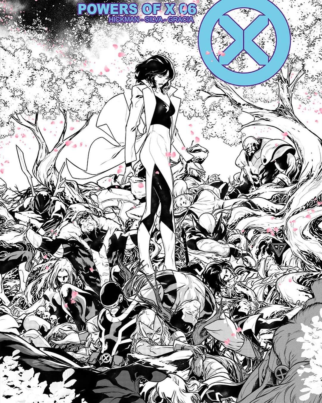 RB Silvaさんのインスタグラム写真 - (RB SilvaInstagram)「#POWERSOFX 6 Cover. #MarvelComics #Marvel #XMEN #RBSilva #MarteGracia #JonathanHickman」7月17日 9時30分 - rbsilva_comics