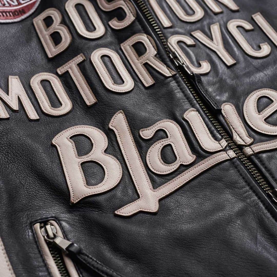 ブラウアーさんのインスタグラム写真 - (ブラウアーInstagram)「Leather soul for new adventures. Swipe left for details.  #Blauer #BlauerUsa #SpringSummer2019 #MotorcycleJacket」7月17日 2時08分 - blauerusa