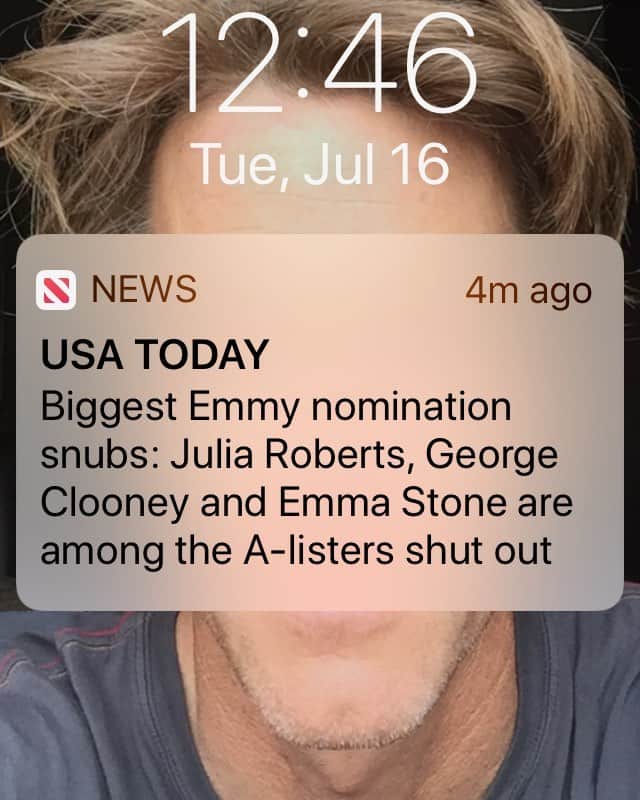 ジュリア・ロバーツのインスタグラム：「Well, I’m in exceptional company at least. ✅✅」