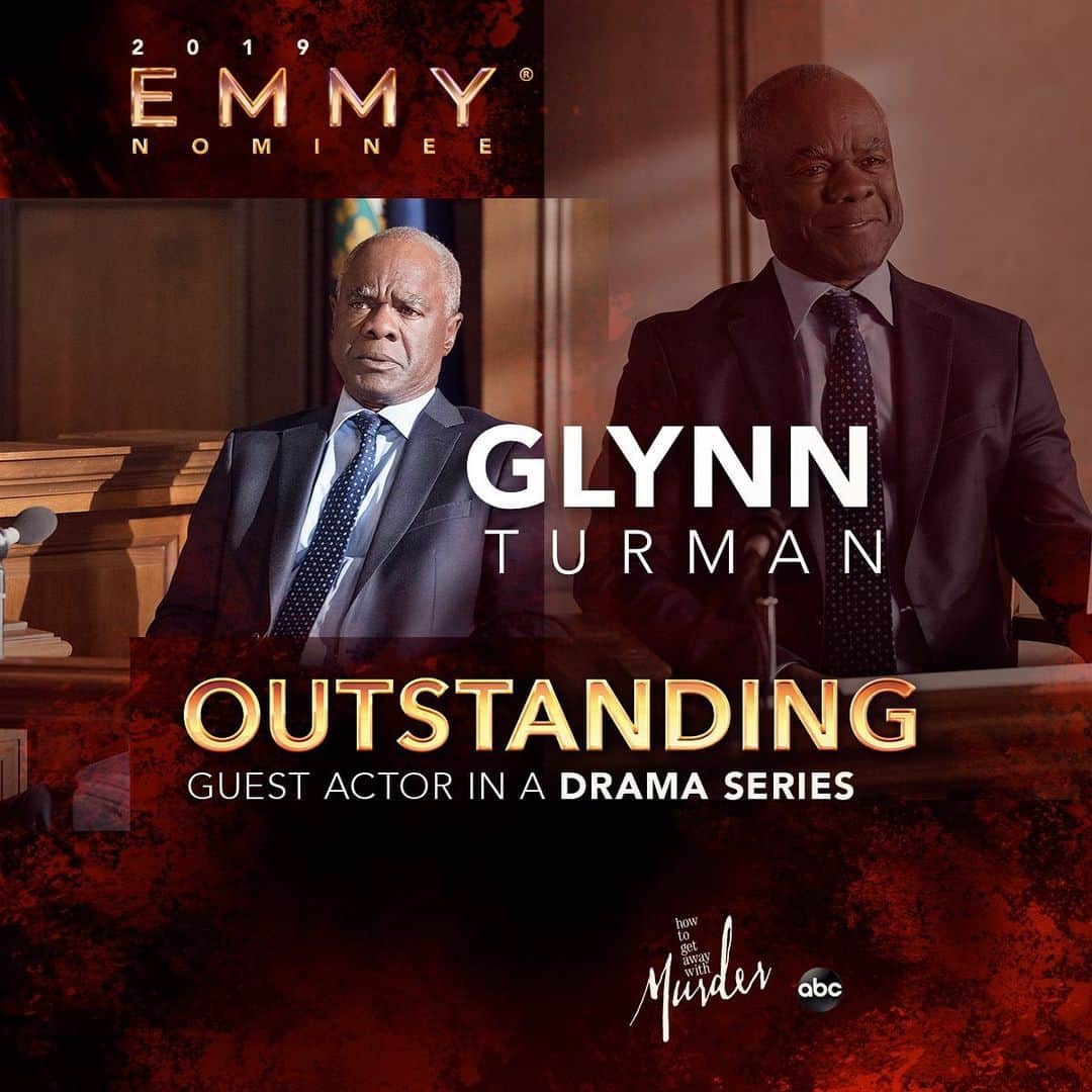 アメリカン・ブロードキャスティング・カンパニーのインスタグラム：「Congratulations to Glynn Turman for his #Emmy nomination for Guest Actor in a Drama Series!!! #HTGAWM」