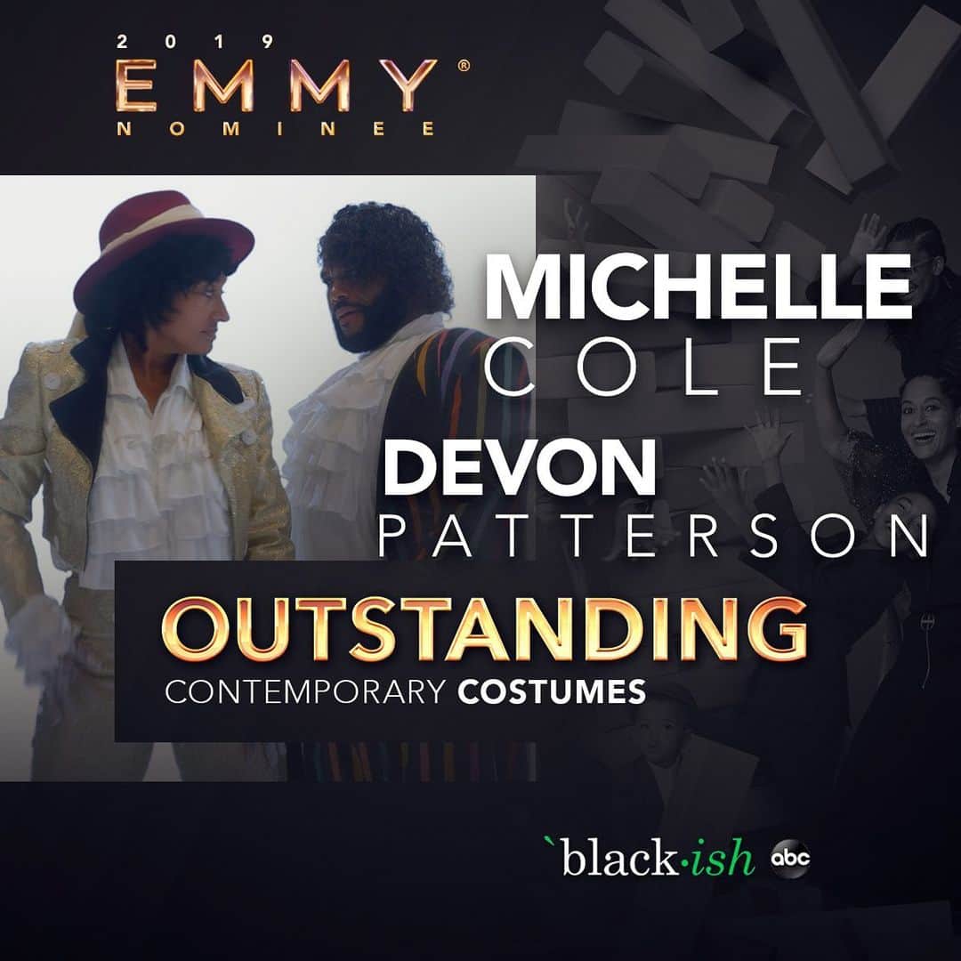 アメリカン・ブロードキャスティング・カンパニーさんのインスタグラム写真 - (アメリカン・ブロードキャスティング・カンパニーInstagram)「Huge congrats to Michelle Cole and Devon Patterson on their #Emmy nomination for Outstanding Contemporary Costumes for the “Purple Rain” episode! #blackish」7月17日 3時54分 - abcnetwork