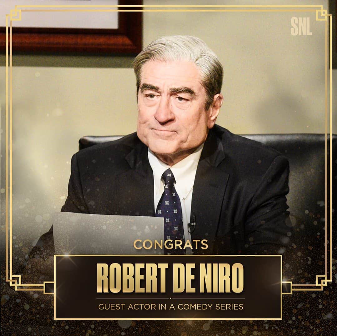 Saturday Night Liveさんのインスタグラム写真 - (Saturday Night LiveInstagram)「🙏 Robert De Niro 🙏 Congrats on your nomination! #Emmys」7月17日 4時41分 - nbcsnl