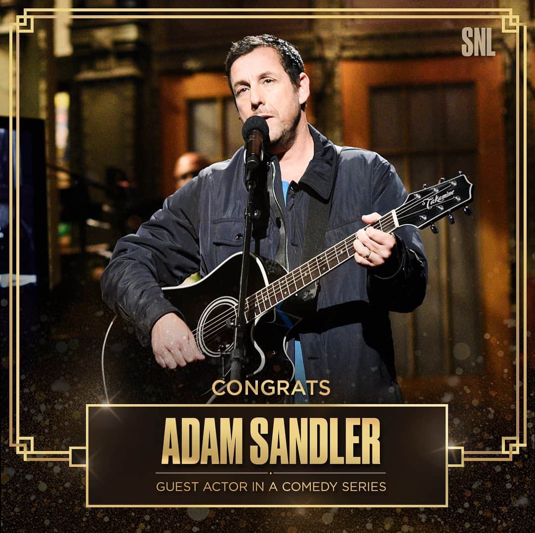 Saturday Night Liveさんのインスタグラム写真 - (Saturday Night LiveInstagram)「♥️ @AdamSandler ♥️ Congratulations on your nomination! #Emmys」7月17日 5時00分 - nbcsnl