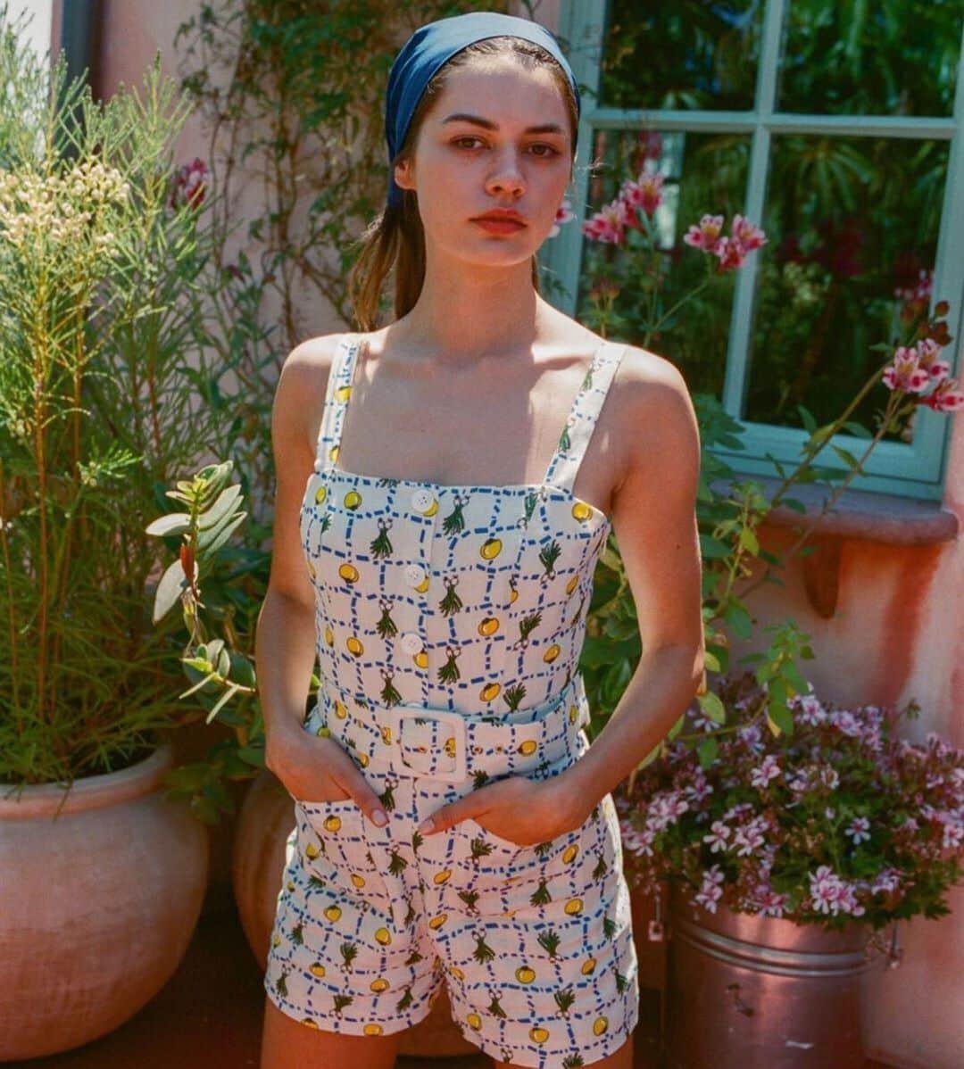 Saks Fifth Avenueのインスタグラム：「SWEET AS A LEMON: @staud.clothing brings the zest this summer with their Pomelo playsuit that’s both sweet and sophisticated. #SaksStyle #Regram」