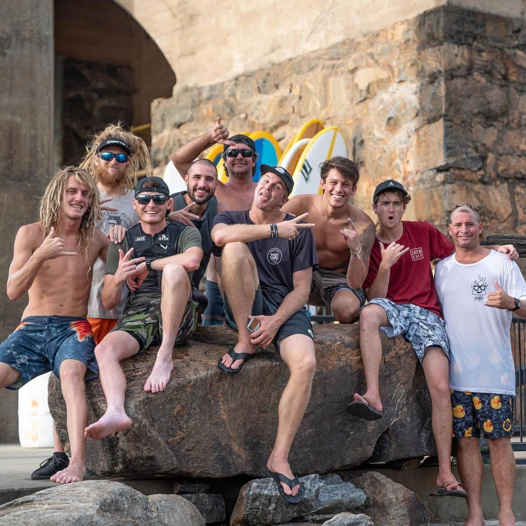 ジェイミー・オブライエンさんのインスタグラム写真 - (ジェイミー・オブライエンInstagram)「Surfing river waves in Georgia with these treasure hunters @dallmyd @yaptengco_tristan @brandonmjordan @savage @mustymerk @poopiesgram New vlog dropping this Thursday stay psyched my friends 🤙🏼 📸 @skummydiener」7月17日 6時07分 - whoisjob