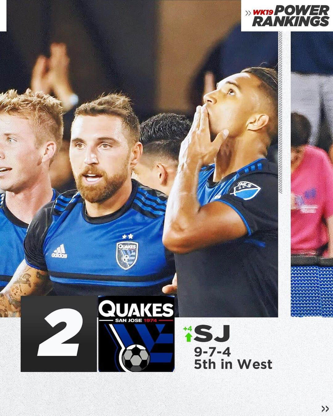 Major League Soccerさんのインスタグラム写真 - (Major League SoccerInstagram)「@sjearthquakes & @soundersfc keep working their way 🆙 in the Power Rankings.」7月17日 8時38分 - mls