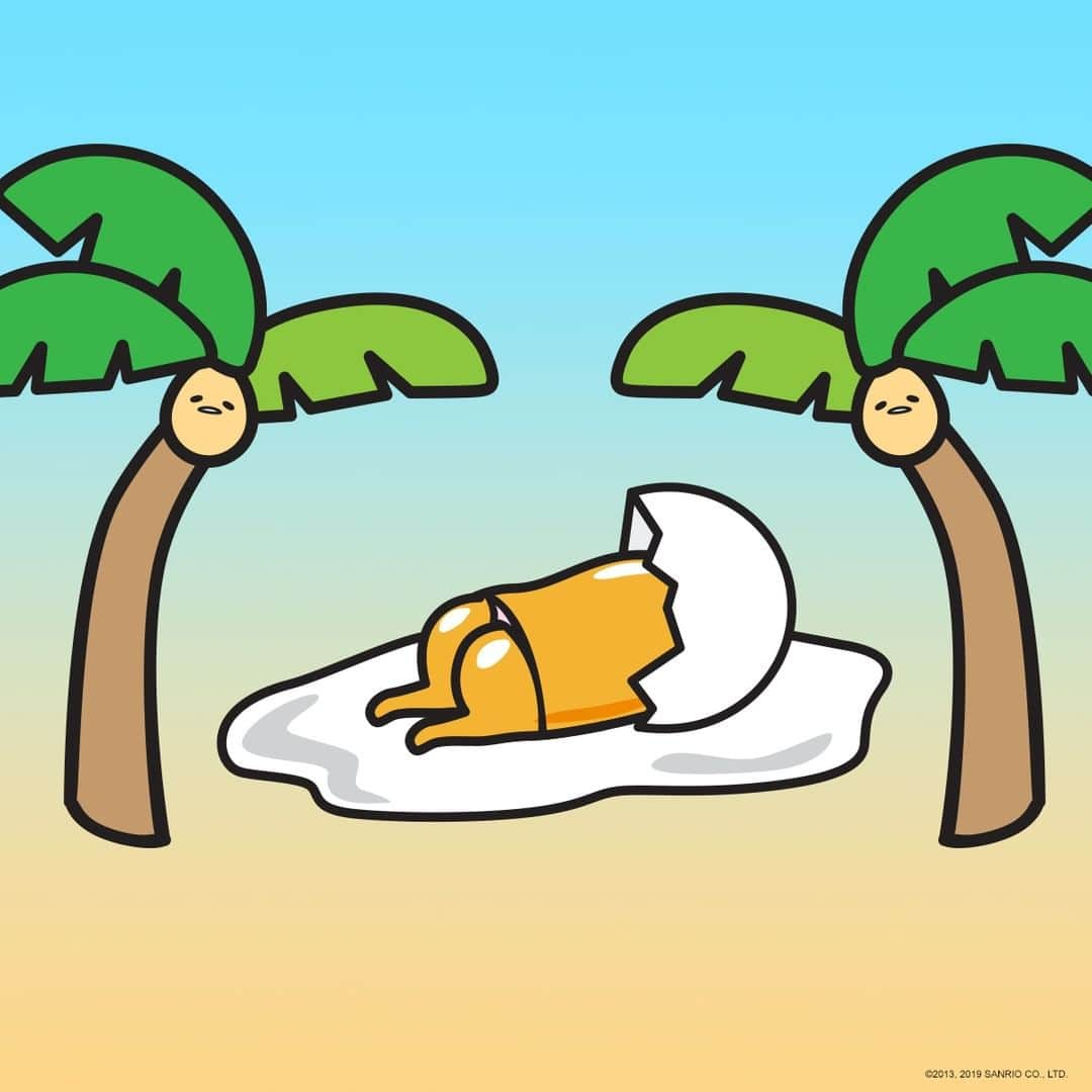 ぐでたまさんのインスタグラム写真 - (ぐでたまInstagram)「drop a 🍳 if you're having an egg-stra lazy summer too... #gudetama」7月3日 1時01分 - gudetama