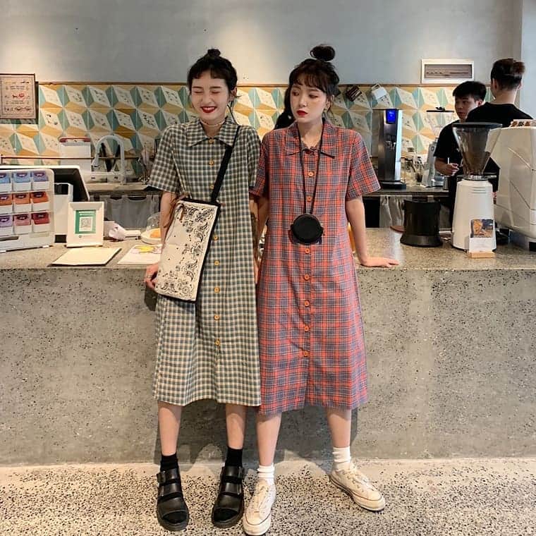 SweetHeart ショップさんのインスタグラム写真 - (SweetHeart ショップInstagram)「チェック柄 ワンピース ロングワンピース SHD310108  商品番号【SHD310108】 【送料込み3380円】  こちらのWEBでこのままご購入いただけますよ。  #ワンピース #オフショル #海外ファッション #パーティー #インスタ映え #デートコーデ #ピンク #お洒落さんと繋がりたい #大人可愛い #大人女子 #女子会 #旅行 #ロングワンピース#今日のコーデ #チェック柄 #リゾートコーデ #トレンド #今日の服 #大人ガーリー #ガーリー #ootd #selectshop #party #snidel #lilybrown」7月3日 1時27分 - sweetheartstore0711