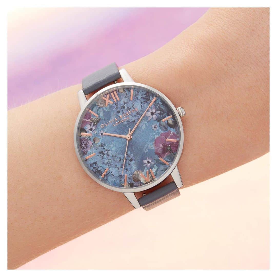 Olivia Burtonさんのインスタグラム写真 - (Olivia BurtonInstagram)「Natural beauty!! 🌊✨ This Under The Sea timepiece is finished on our eco-friendly Deep Sea Blue strap 🧜🏽‍♀️ Do you have a favourite piece yet? 💫 #MyOliviaBurton #UnderTheSea」7月2日 17時02分 - oliviaburtonlondon