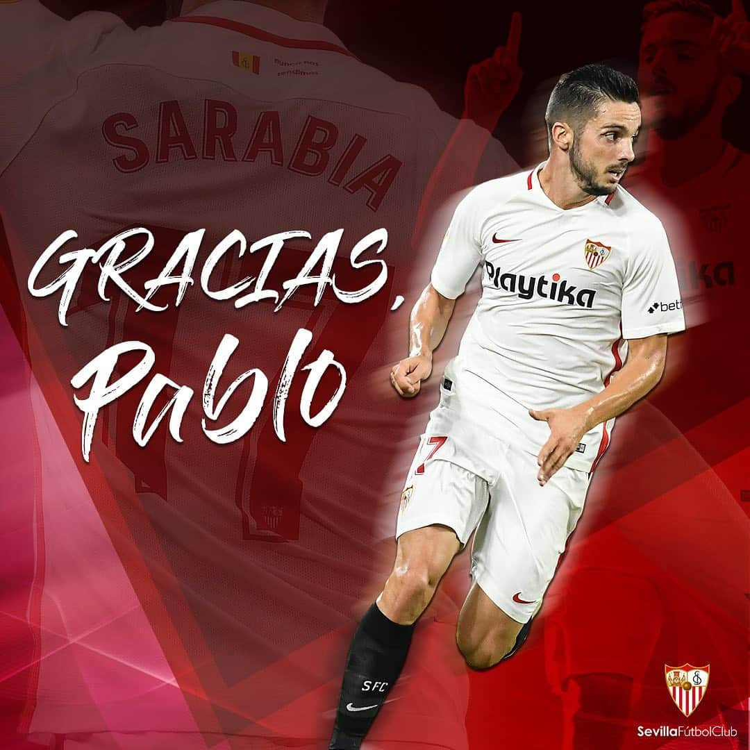 セビージャFCさんのインスタグラム写真 - (セビージャFCInstagram)「¡Gracias por estos 3 años, Pablo! 👏❤️ #vamosmiSevilla #WeareSevilla」7月2日 17時01分 - sevillafc