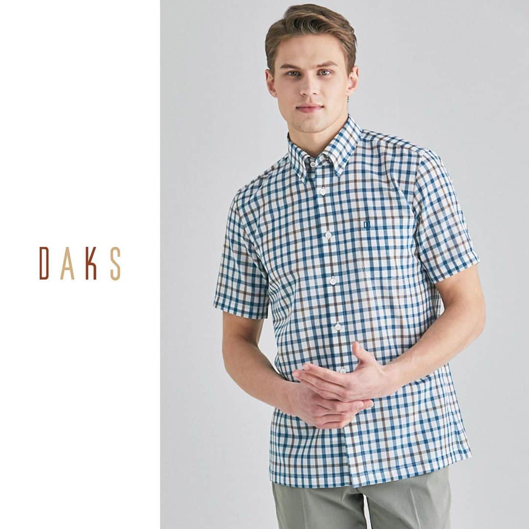 DAKS Koreaさんのインスタグラム写真 - (DAKS KoreaInstagram)「• DAKS Men  2018년 완판을 기록한 핫한 아이템, 닥스의 에어 쿨 체크셔츠! 린넨보다도 시원하고, 아사원단보다 바람이 잘 통하는 닥스의 베스트셀러 셔츠로 이번 여름도 시원하게! 지금 LF몰에서 ⚡️빠른 배송 핫딜⚡️서비스로 좀 더 빠르게 만나보세요.  그린 체크 울혼방 반팔 캐주얼 셔츠 #DMSH9B305E2  #닥스 #daks #shirts #classic100 #mdspick」7月2日 17時18分 - dakskorea_accessories