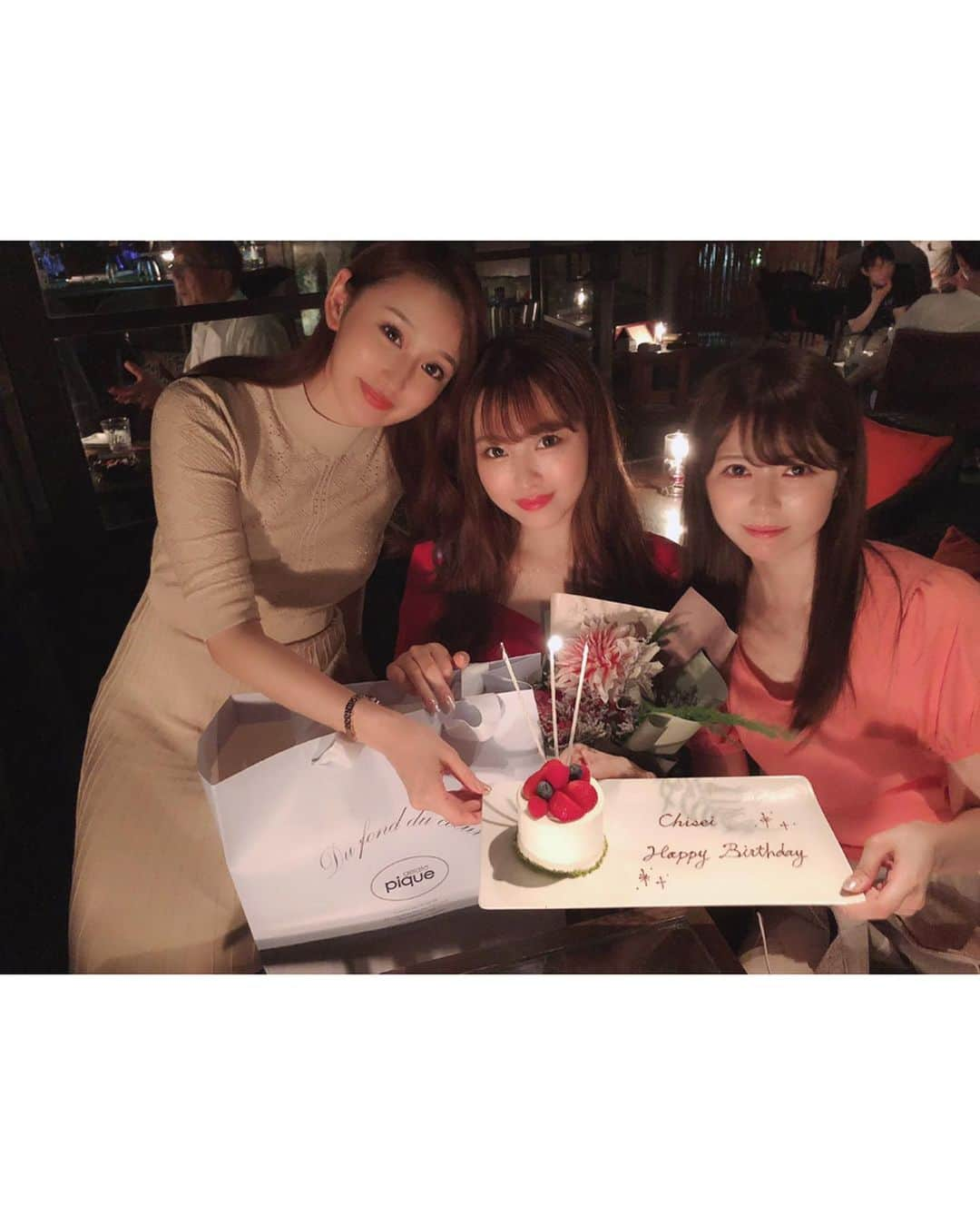 清里千聖さんのインスタグラム写真 - (清里千聖Instagram)「. 昨日は大好きな2人がお誕生日を お祝いしてくれました🎂💕. いつもありがとうね😚💕. #名古屋 #河文 #thekawabunnagoya #しっぽり会 #instalove」7月2日 17時36分 - chiseikiyosato