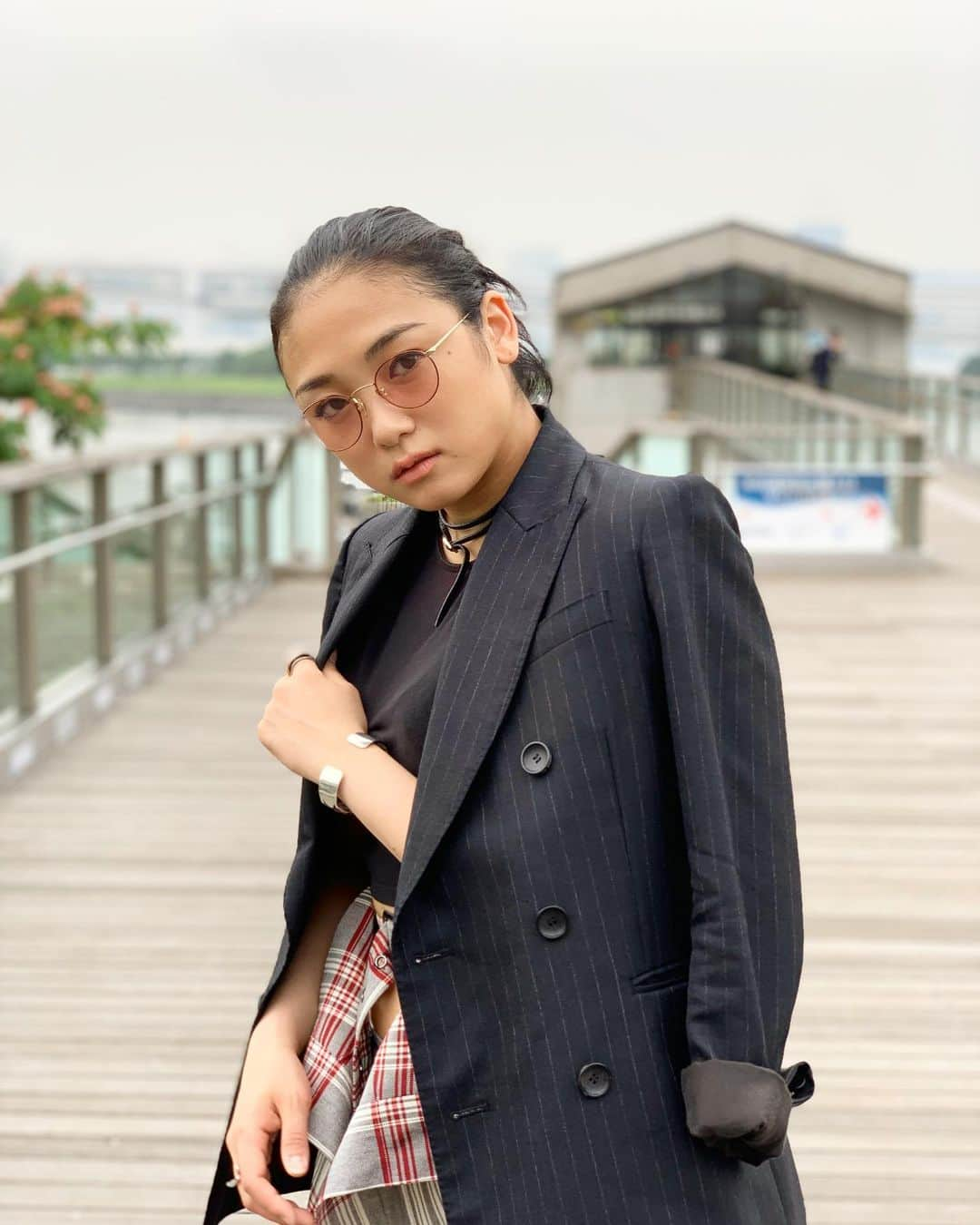 水野絵梨奈さんのインスタグラム写真 - (水野絵梨奈Instagram)「Fashion  Eye wear:@oliverpeoples  Jaket:@beautifulpeople_officialsite  Skirt: @delada_  Shoes: @drmartens_japan  #elinamizuno #水野絵梨奈 #みずのえりな #dancer #actress #model #doshin #doshincrew #dance #ダンス #hiphop #jazzhiphop #streetjazz #freestyle #fashion #photo #photograph」7月2日 18時05分 - elina_mizuno