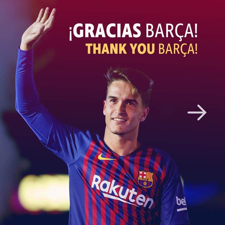 デニス・スアレス・フェルナンデスのインスタグラム：「Gracias Barça, os llevo en el corazón❤️ @fcbarcelona」