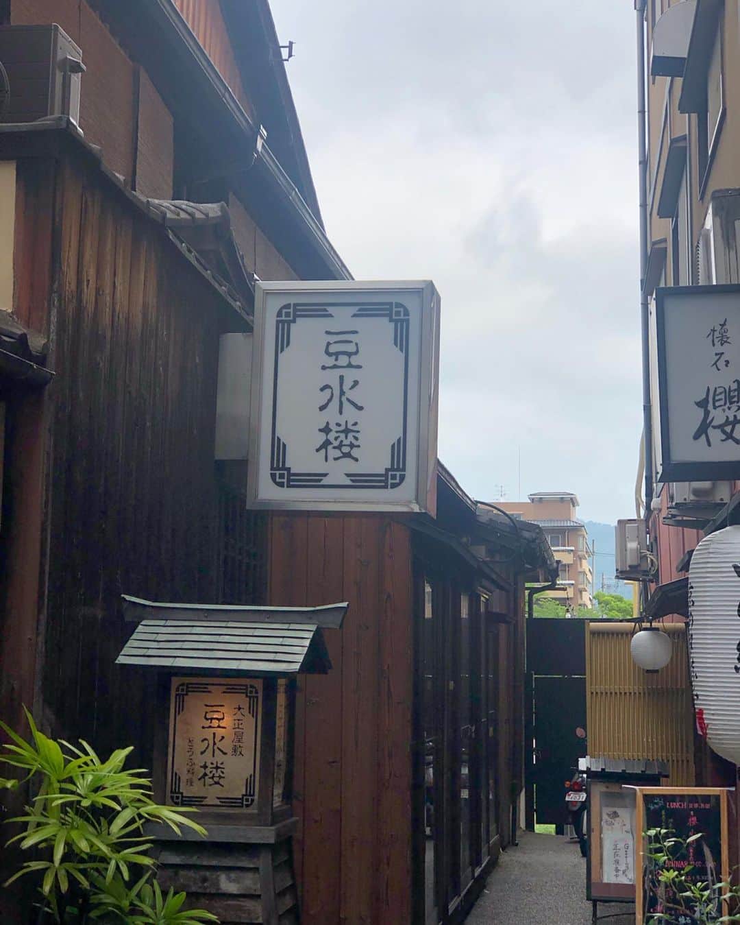 長谷川朋美さんのインスタグラム写真 - (長谷川朋美Instagram)「京都で美味しいお豆腐料理が食べたくて、教えてもらった #豆水楼 へ✨ 鴨川沿いの素敵なロケーションで、上品な豆腐懐石をいただきました☺️ 美味しかったー❣️ ・ 京都の街並みも建物も、おもてなしも大好き💕 定期にチャージしに来たい場所✨ ・ #京都 #kyoto #鴨川 #豆腐 #tofu #和 #japan #おもてなし」7月2日 19時16分 - hasegawa.elena.tomomi