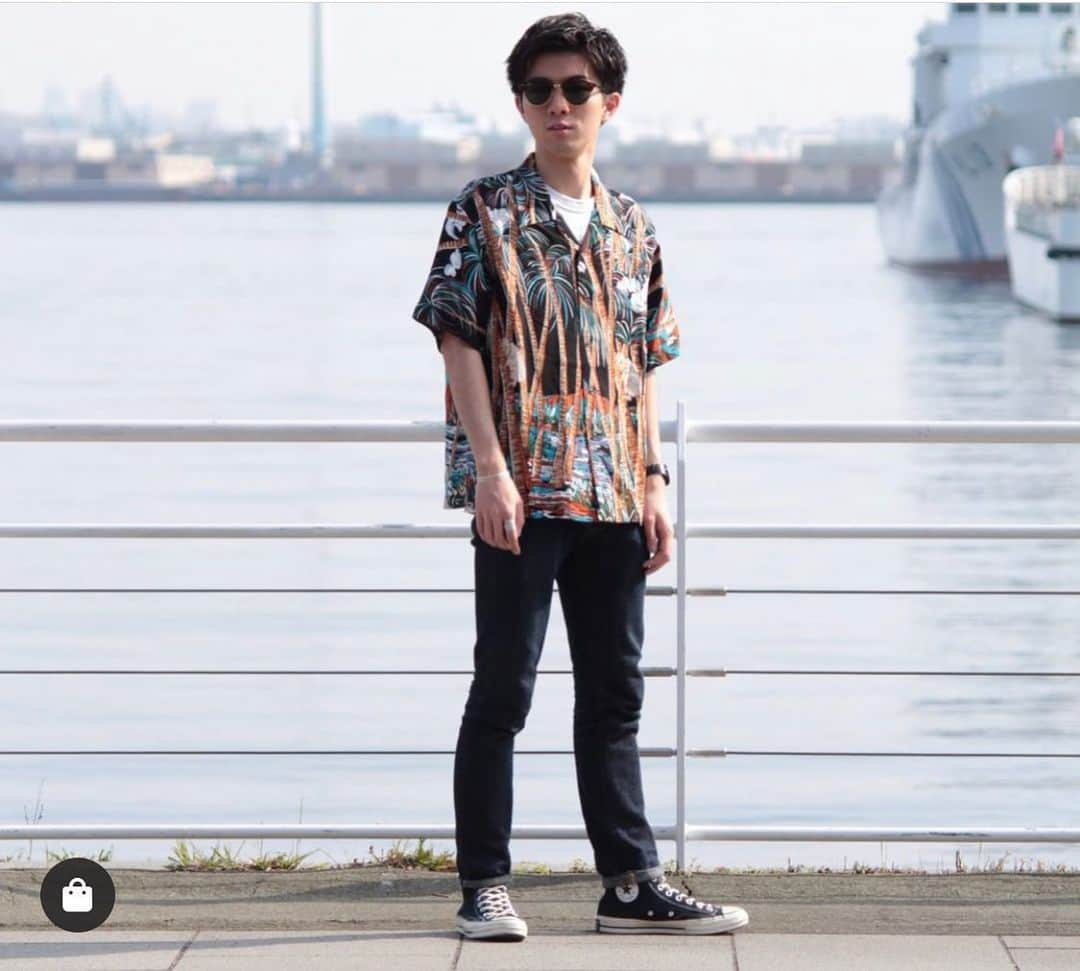 Denimioさんのインスタグラム写真 - (DenimioInstagram)「For this #selvedgesummer just put on the #kiraku from #onidenim and a #hawaianshirt from #studiodartisan and you're golden」7月2日 19時18分 - denimio_shop